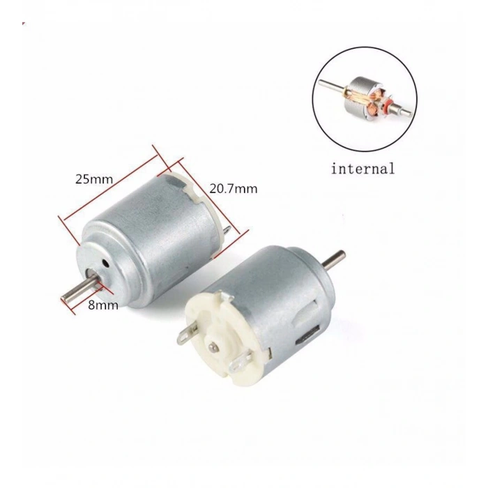 DC Motor 1.5 - 6 Volt Arduino R140 Mikro Motor