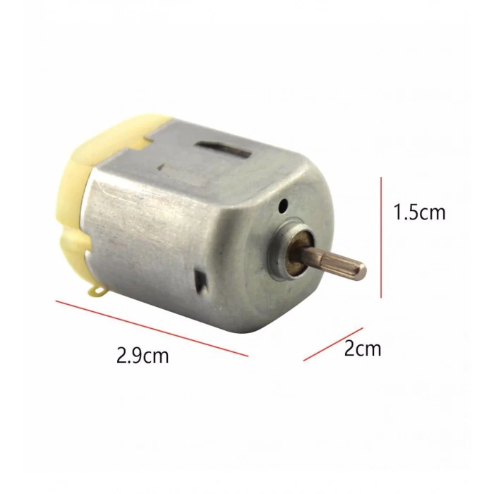 DC Motor 1.5 Volt Oyuncak Motoru Mini Motor