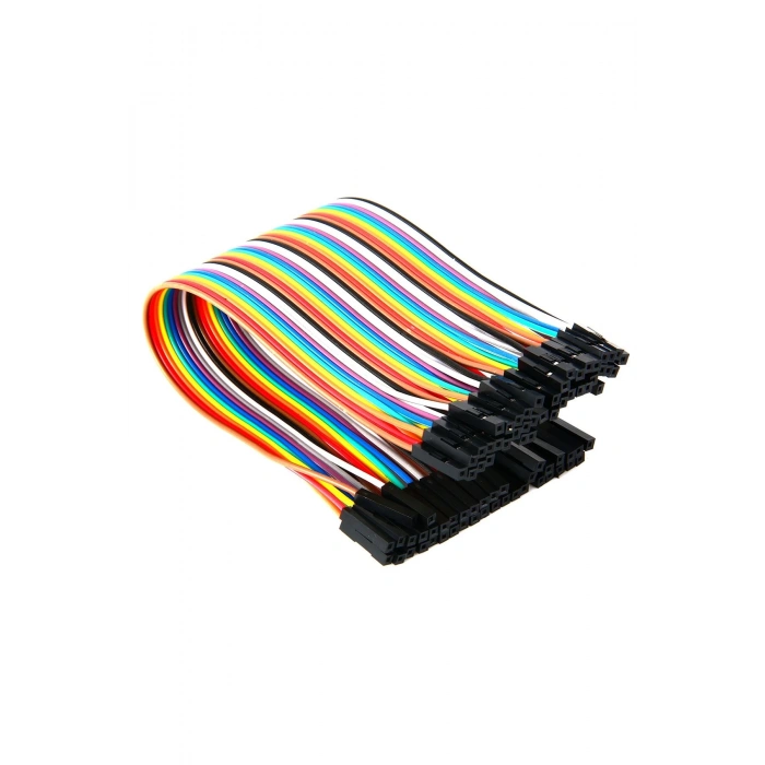 20cm 40 Pin Dişi Dişi Dupont Kablo Breadboard Atlama Kablosu Jumper Kablo