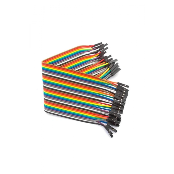 20cm 40 Pin Dişi Dişi Dupont Kablo Breadboard Atlama Kablosu Jumper Kablo