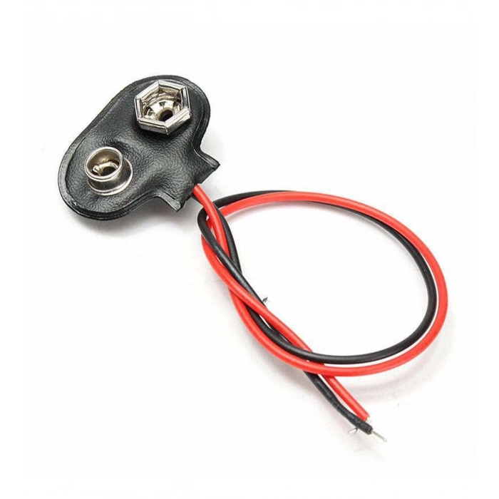 9 Volt Pil Başlığı - Arduino PCB Elektronik Devre Raspberry PIC 9V Pil Bağlantı Kablosu