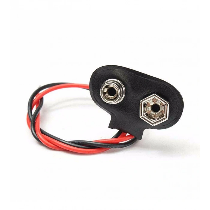 9 Volt Pil Başlığı - Arduino PCB Elektronik Devre Raspberry PIC 9V Pil Bağlantı Kablosu