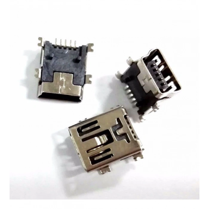 MİNİ USB DİŞİ ŞARJ SOKETİ 5 PİN MİNİ USB TABLET ŞARJ GİRİŞİ
