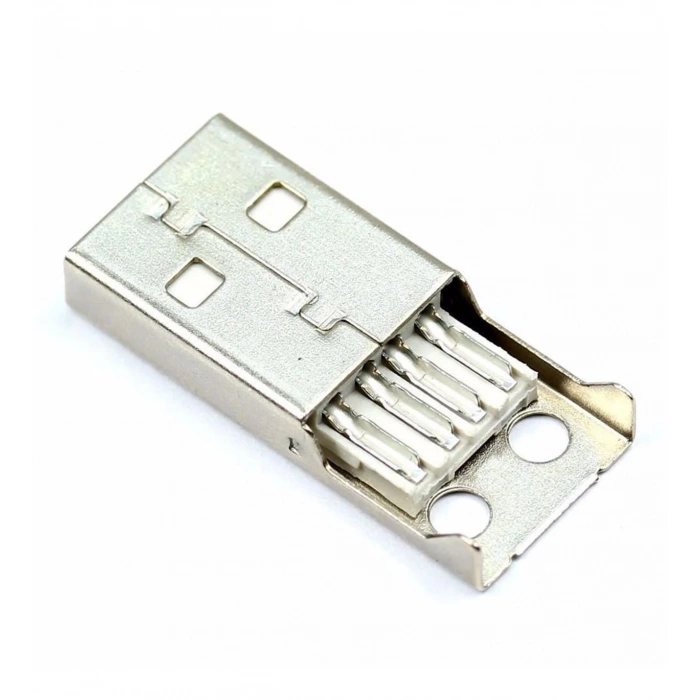 4 PİN USB ERKEK SOKET PLASTİK KAPAKLI BAĞLANTI