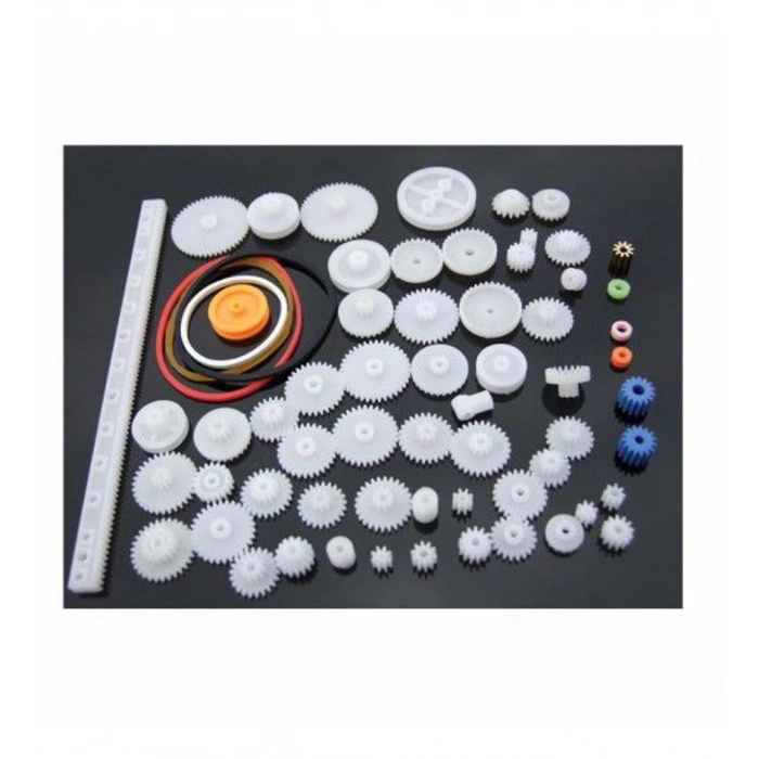 60 Parça Plastik Dişli Seti RC Çark Arduino