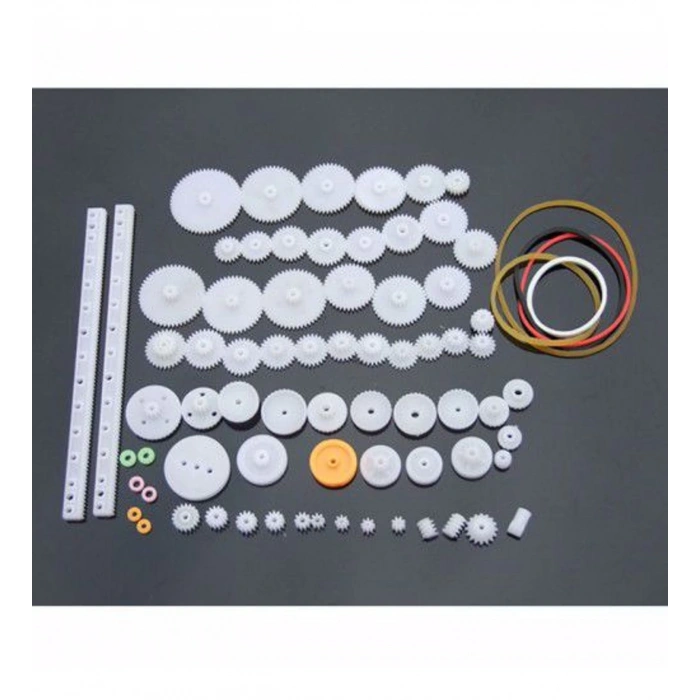 75 Parça Plastik Dişli Seti (DC Motor - Dıy - Hobi Seti)