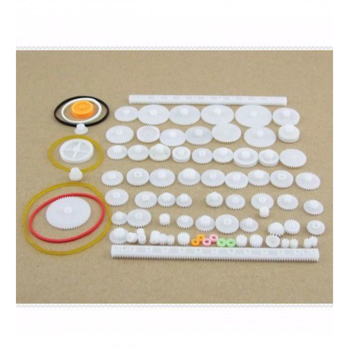 75 Parça Plastik Dişli Seti (DC Motor - Dıy - Hobi Seti)
