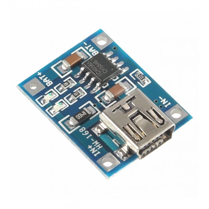 TP4056 Pil Şarj Modülü Mini USB Arduino Raspberry PIC