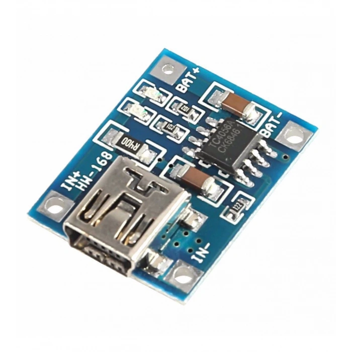 TP4056 Pil Şarj Modülü Mini USB Arduino Raspberry PIC
