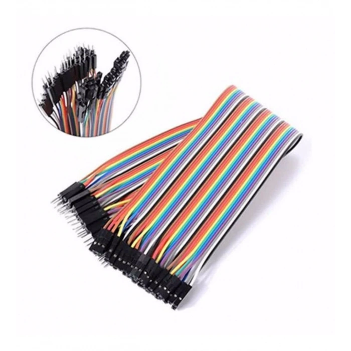 20cm 40 Pin Dişi Erkek Dupont Kablo Breadboard Jumper