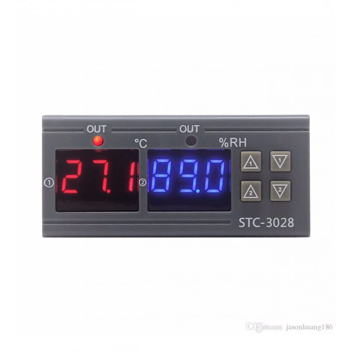 STC-3028 Dijital Sıcaklık Nem Ölçer 220V 10A Termostat
