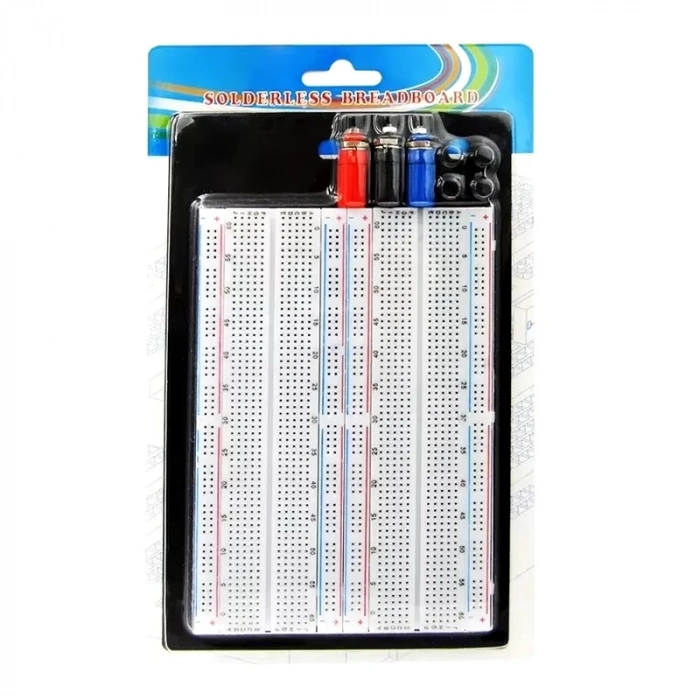 SYB-1660 İkili Bread Board 1660 Nokta Elektronik Prototip Devre