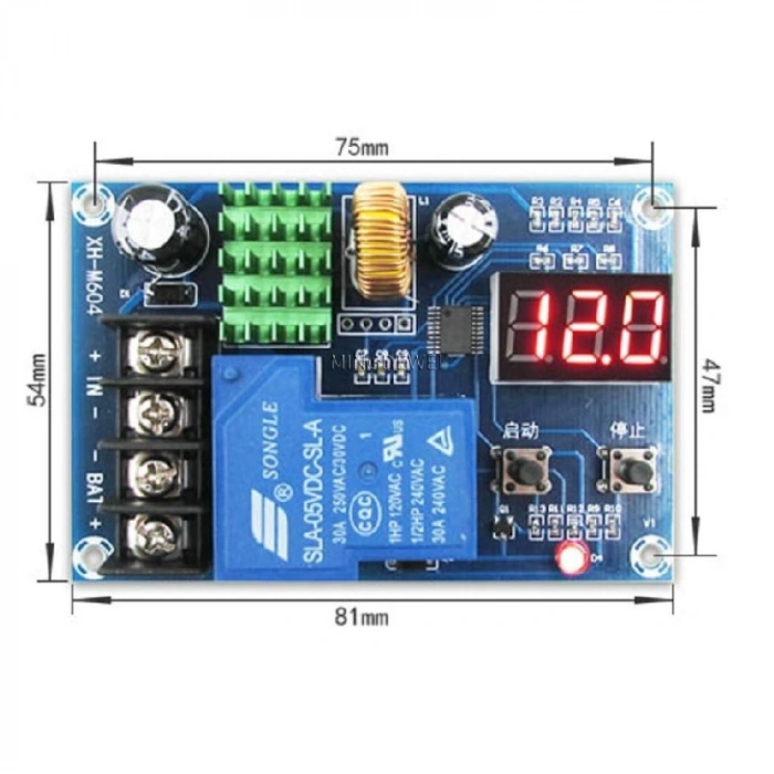 XH-M604 Akü Şarj Kontrol Modülü