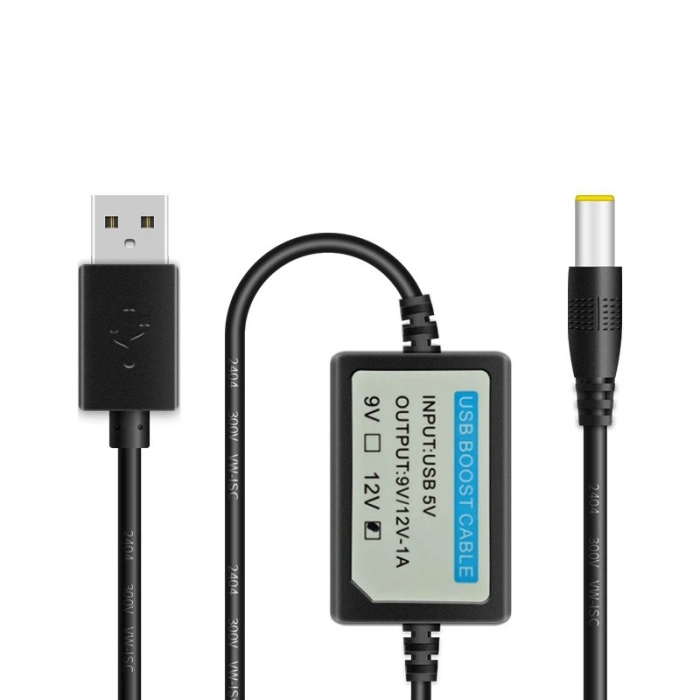USB 5V - 12V 1A Voltaj Yükseltici Booster