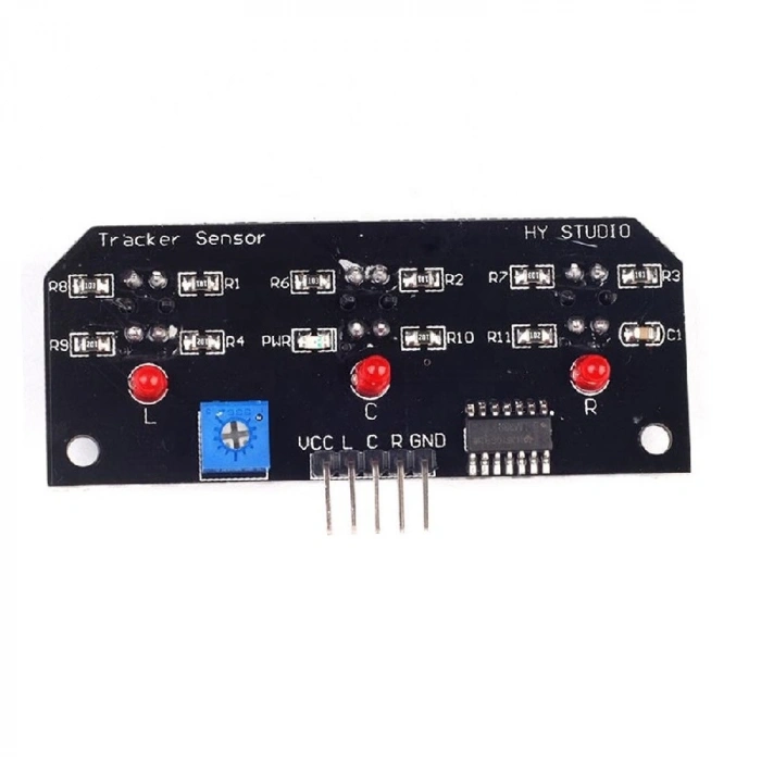 3 Kanal TCRT5000 Çizgi Takip Sensör Modülü