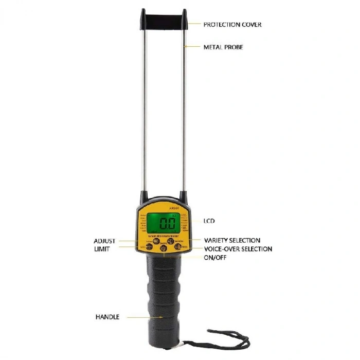 Dijital Tahıl Nem Ölçer Ar991 Akıllı Sensör Buğday Mısır Pirinç Fıstık Soya