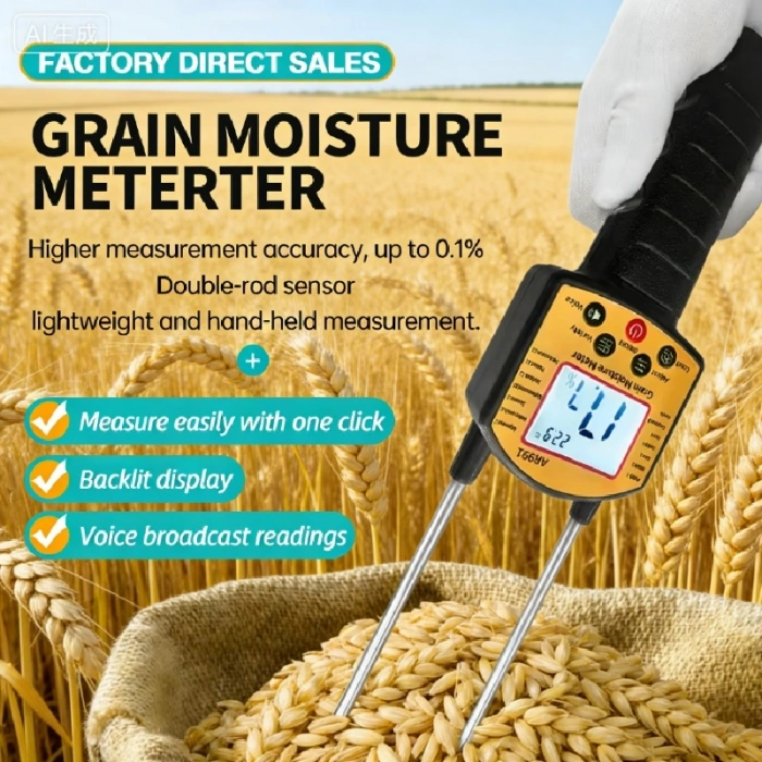Dijital Tahıl Nem Ölçer Ar991 Akıllı Sensör Buğday Mısır Pirinç Fıstık Soya