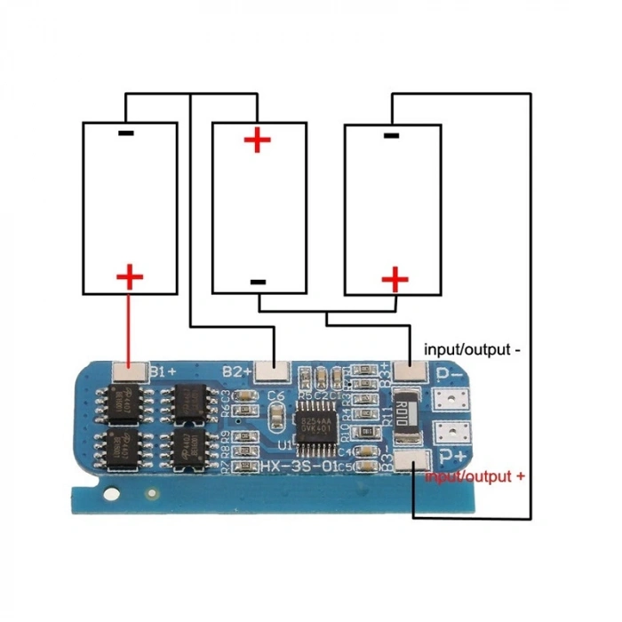 3S 10A BMS Koruma Kartı