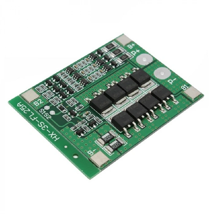3S 25A 11,1V Bms Koruma Kartı Lityum Batarya 18650 Li-İon Lipo