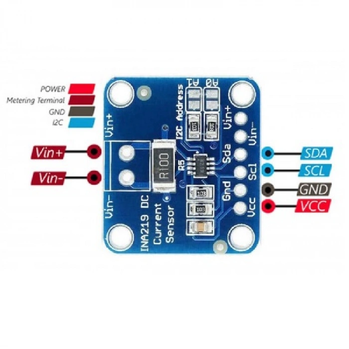 INA219 Voltaj Akım Güç İzleme Modülü