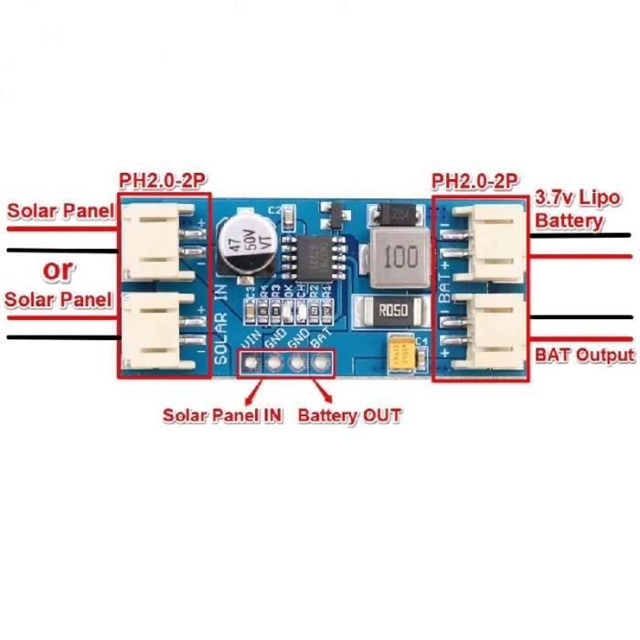 CN3791 MPPT Güneş Paneli Şarj Cihazı Modülü - 12V