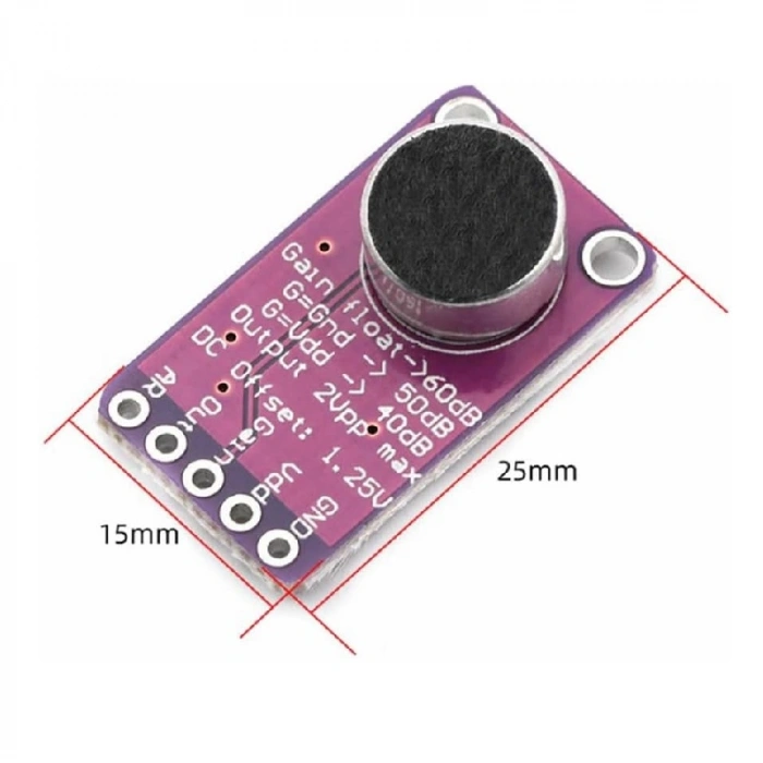 MAX9814 Mikrofon Modülü