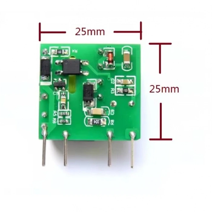 AC-DC 12V DC 400mA Güç Kaynağı Kartı