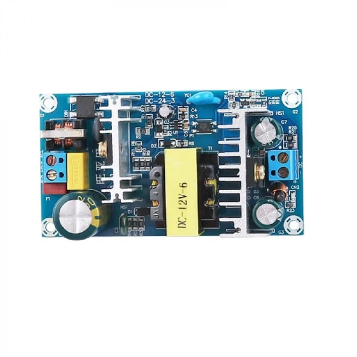 AC-DC 12V DC 6A 70W Anahtarlamalı Güç Kaynağı Kartı