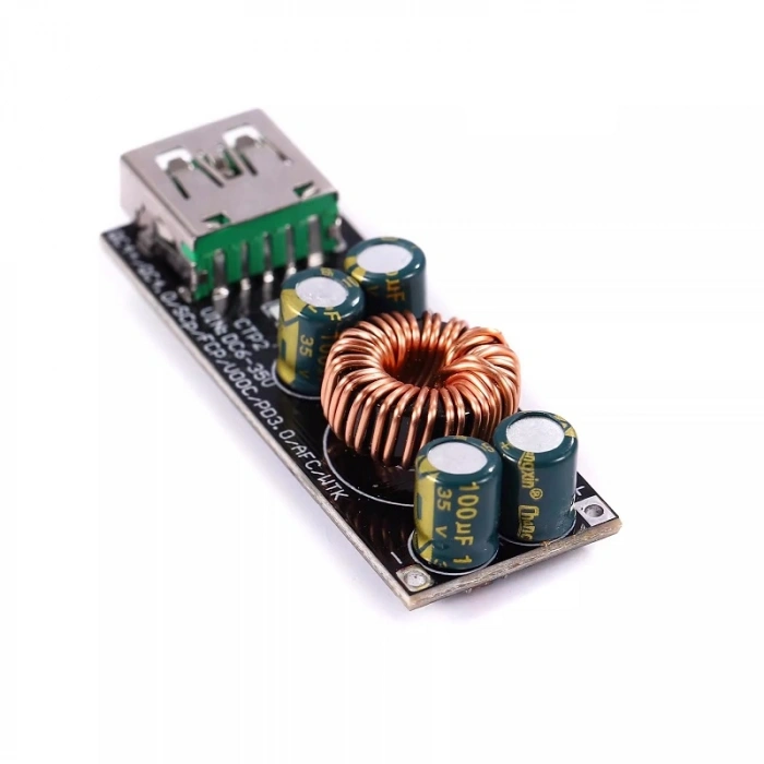 Type-C USB QC4.0 QC3.0 6V-35V Şarj Adaptörü Modülü
