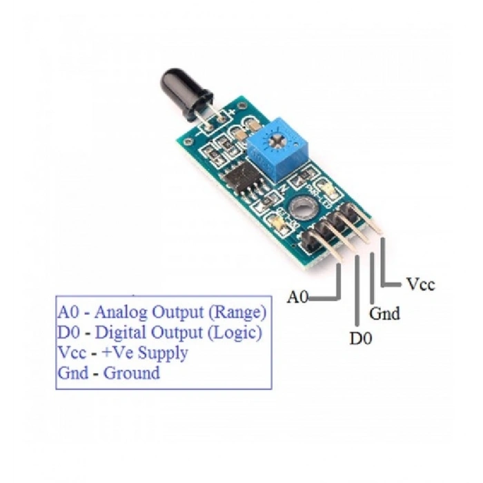 Ateş - Alev Algılayıcı Sensör -flame Sensor - Arduino