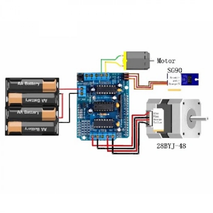Arduino L293d Motor Sürücü Kart Shield