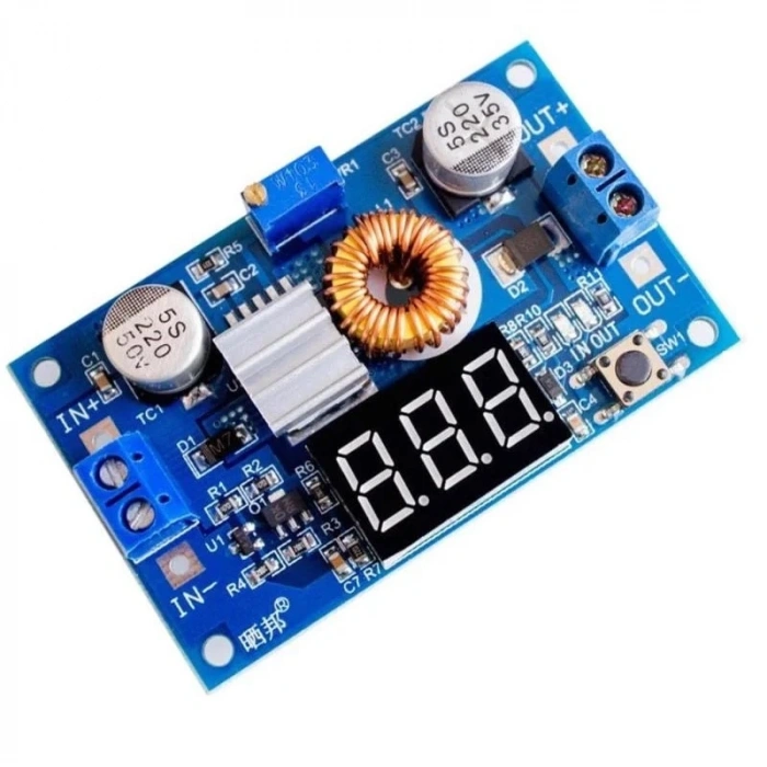 XL4015 5A 75W DC DC Göstergeli Voltaj Regülatörü