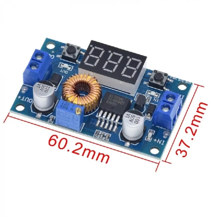 XL4015 5A 75W DC DC Göstergeli Voltaj Regülatörü