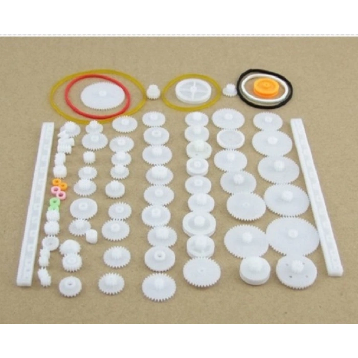 75 Parça Plastik Dişli Seti (DC Motor - Dıy - Hobi Seti)
