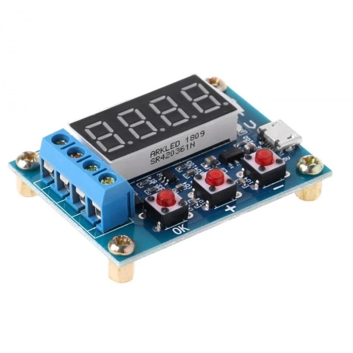 Akü Pil Kapasite Test Cihazı - 18650 Lion Batarya Deşarj ZB2L3