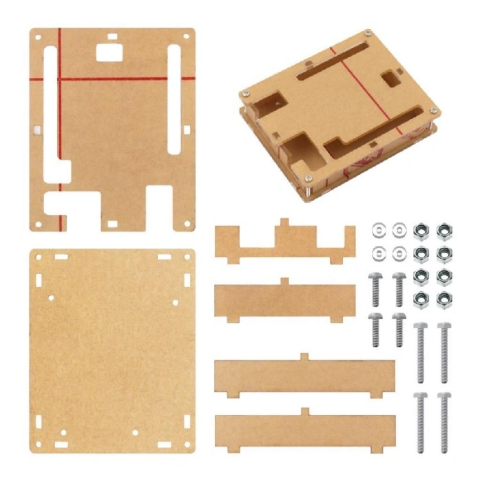 Arduino Uno R3 Pleksi Koruma Kutusu