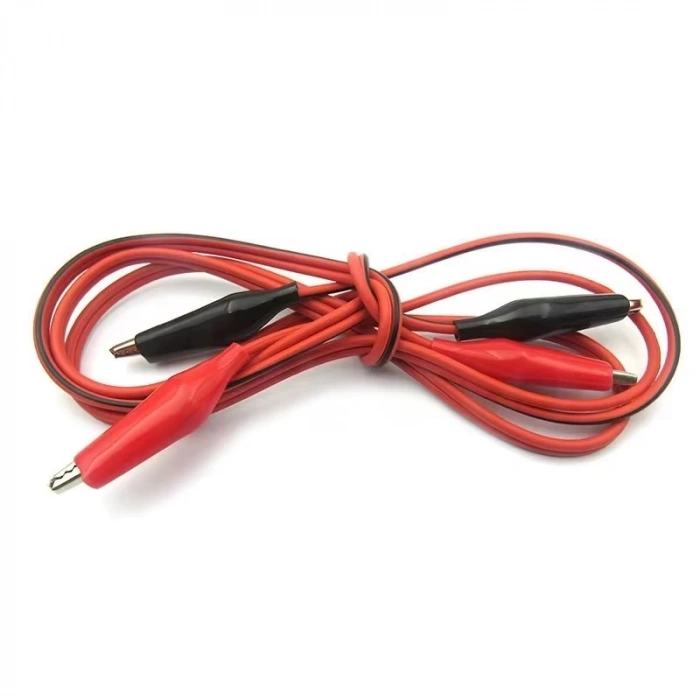 Bağlantı Kablosu (Krokodil+Krokodil) 100cm, Çift/Paket