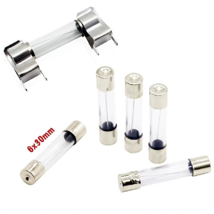 Cam Sigorta Seti 6x30 mm 72 Adet 9 Çeşit 250V Kutulu