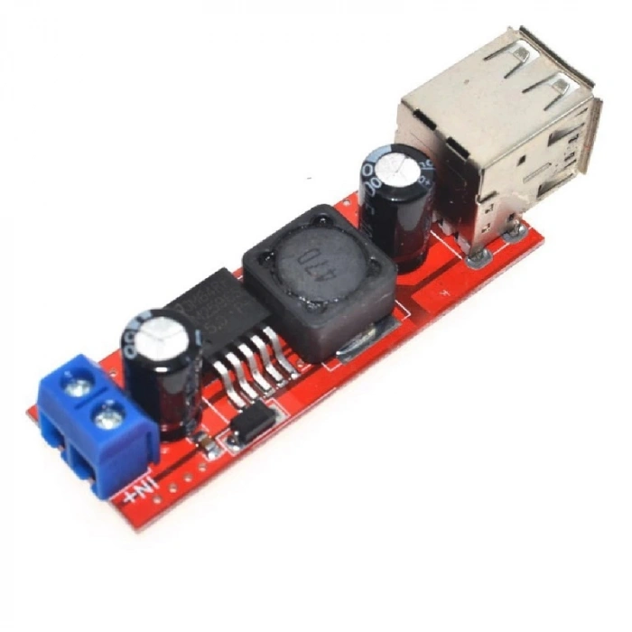 Çift USB Çıkışlı 9V / 12V / 24V / 36V - 5V Dönüştürücü DC 3A