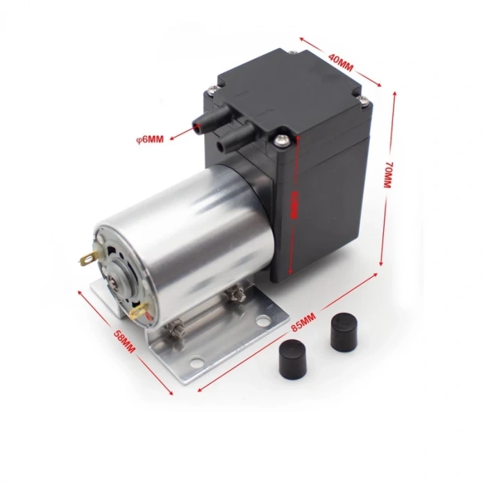 DC 12V Vakum Pompası - 75KPa 7L/dk Motor