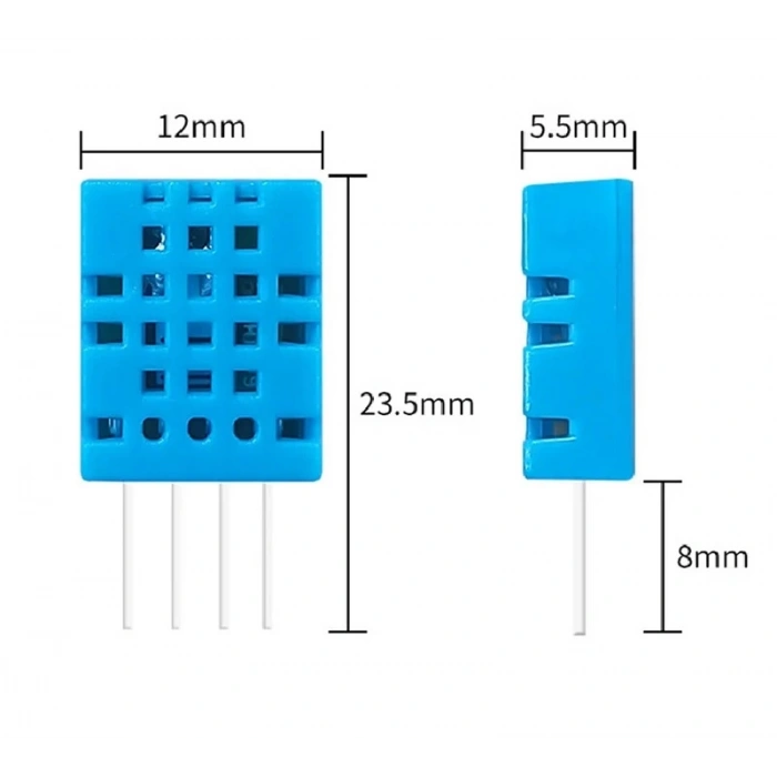 Dht11 Sıcaklık Ve Nem Ölçme Sensörü Klima Termostat Sayaç Medikal Endüstriyel Akıllı Ev Oda