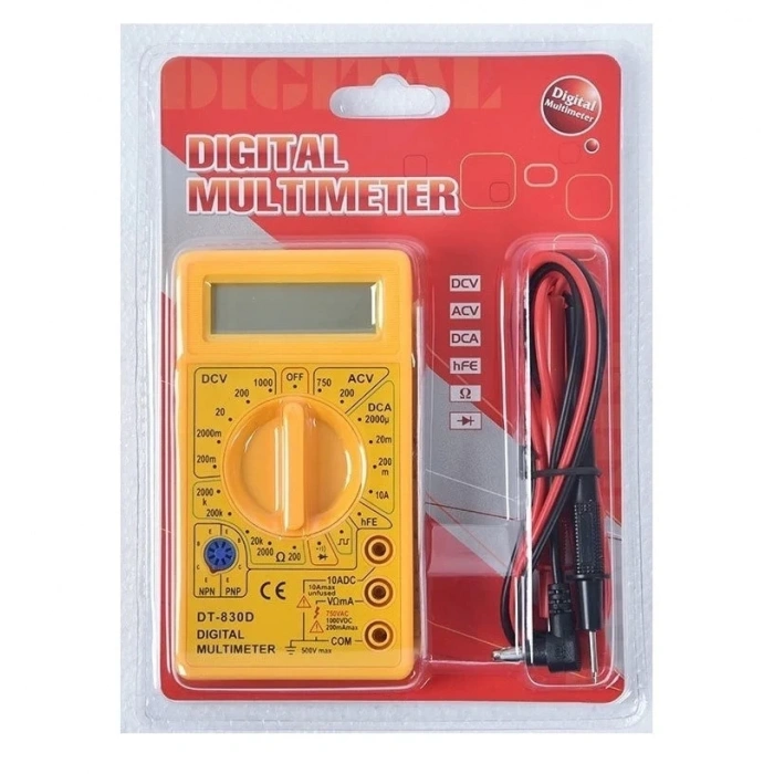 Dijital Ölçü Aleti DT - 830D Multimetre Avometre