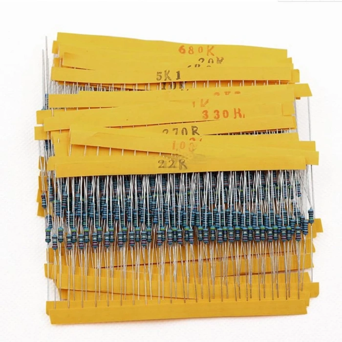 Direnç Seti 30 Çeşit 20şer Adet - 600 Adet (1/4W)