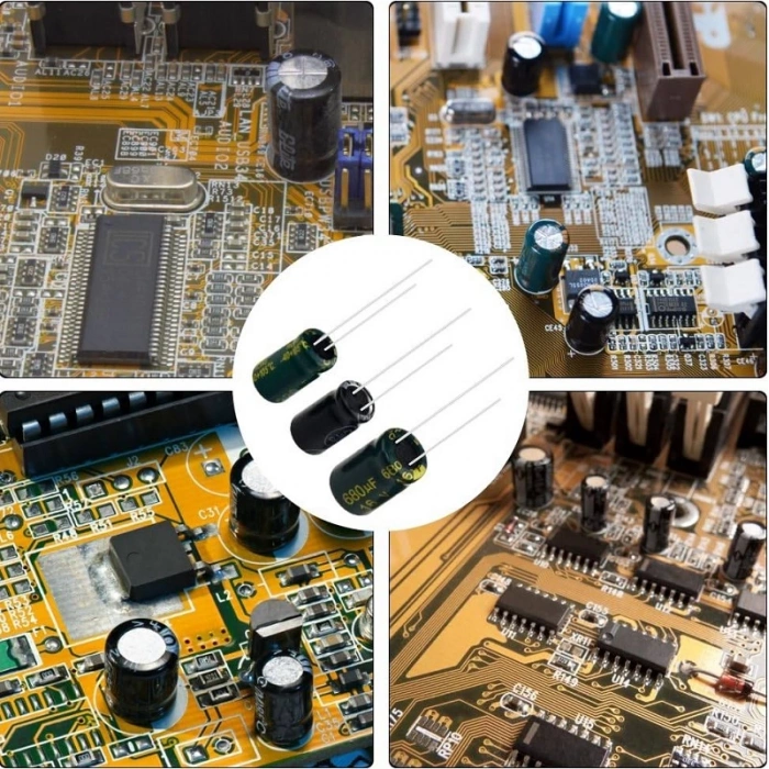 Elektrolitik Kondansatör Seti Kutuplu 500 Adet - Kutulu