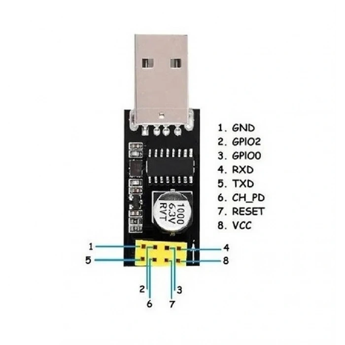 ESP-01 USB Adaptör CH340