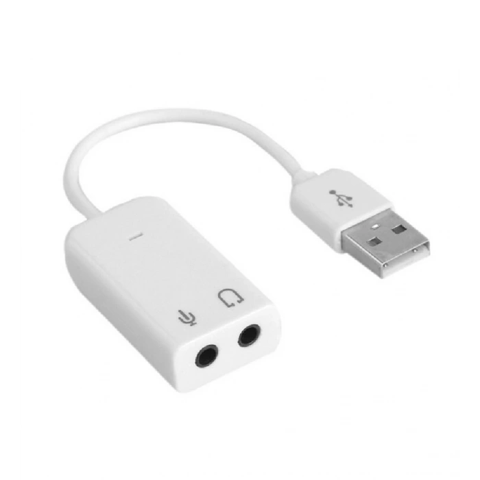 Harici Usb Ses Kartı 7+1 5HV2 3D Sound Bilgisayar Laptop External Sound Card