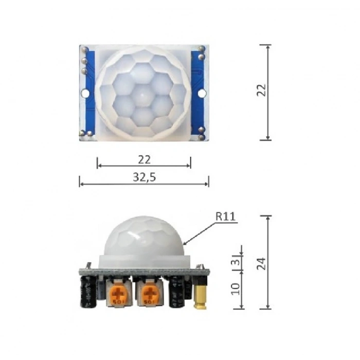 HC-SR501 PIR Haraket Algılama Sensor Modülü