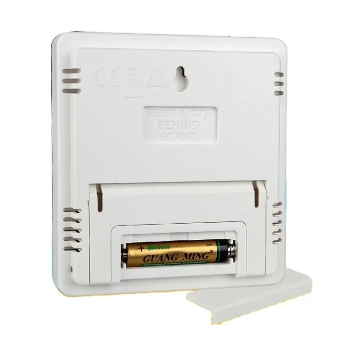 HTC-1 Dijital Termometre Saat Nem Ve Sıcaklık Ölçer