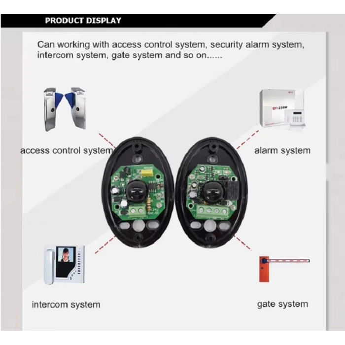 Infrared Beam Sensörü - Fotosel Park Emniyet Bariyer Engel Kapı