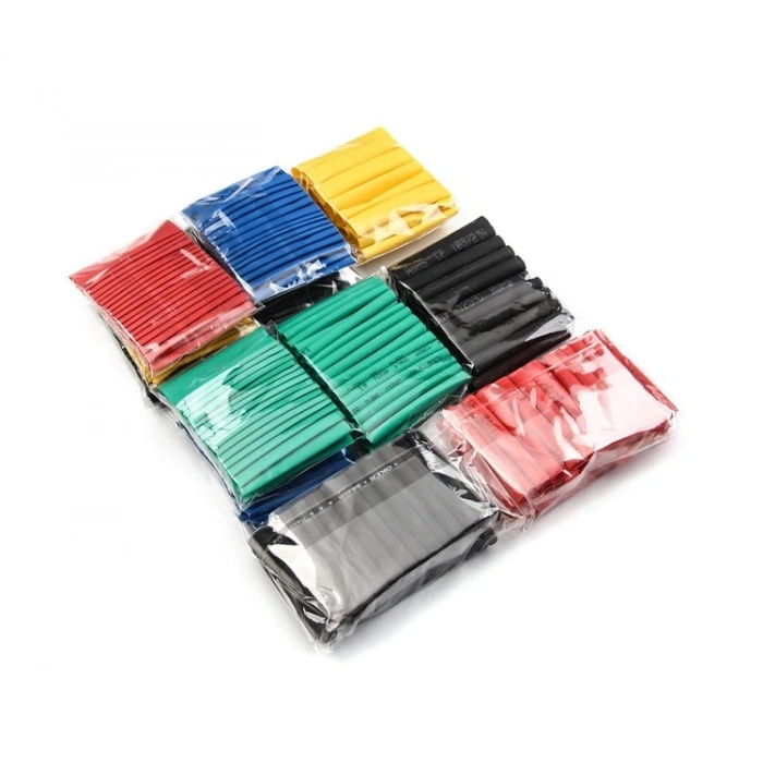 Isı Shrink Daralan Makaron Kablo Yalıtım Seti 328 Adet